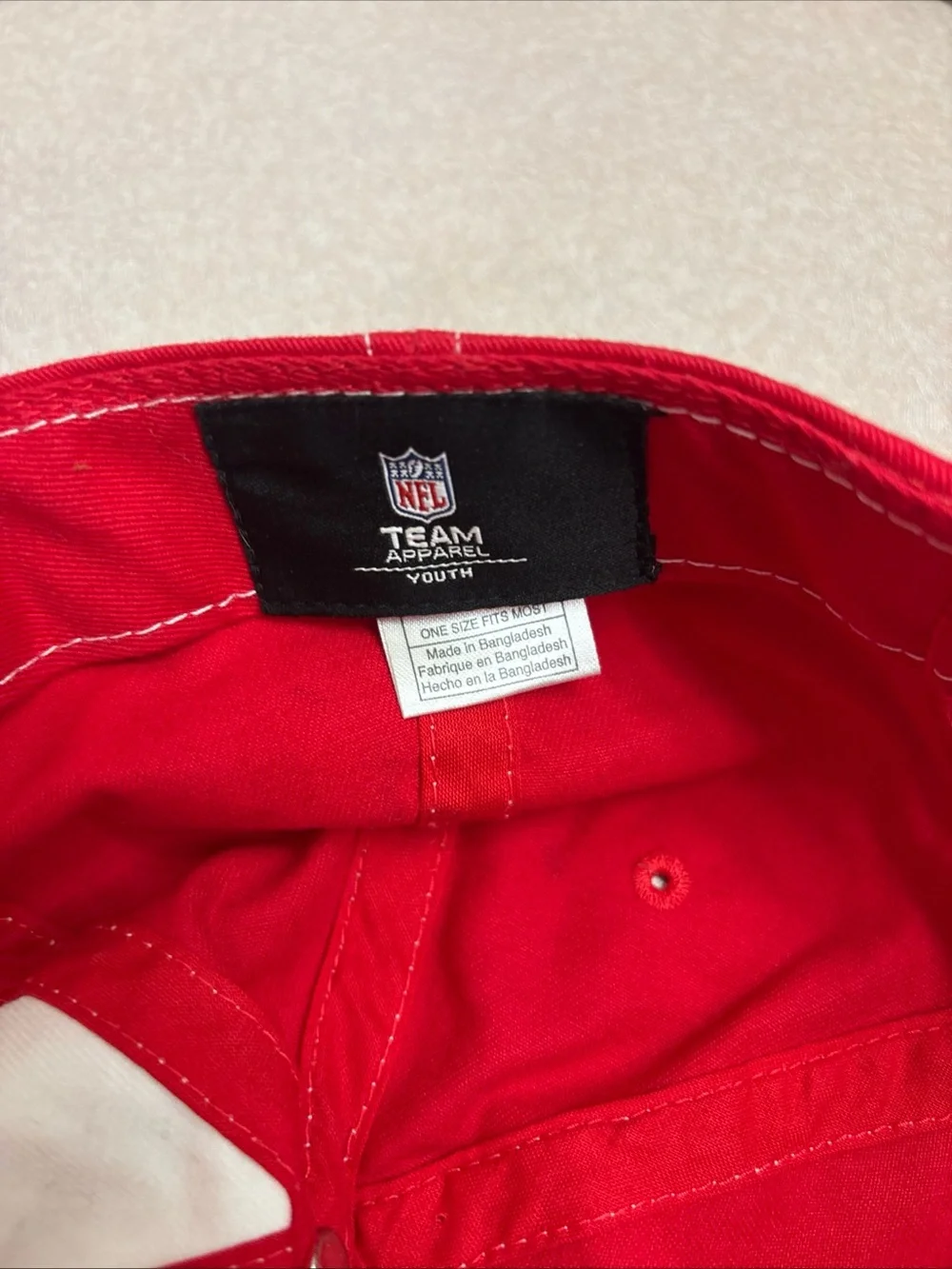 Kansas City Chiefs Dad Hat Baseball Cap Youth NFL Team Apparel Strapback